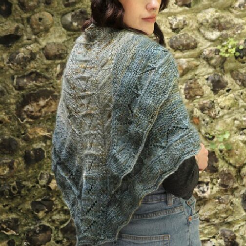 The L Shawl - printed pattern