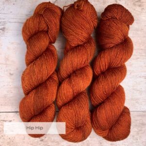 Deep rich, rust /orange silky yarn