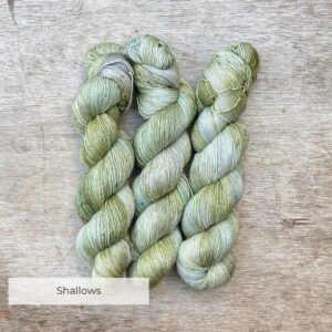 Pale sage merino & Silk with splashes of olive, grey, emerald and lilac
