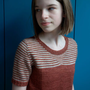 Ayoung girl wearing red Shipping Forecast T