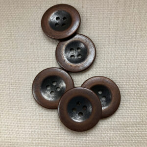 5 copper / grey metal button