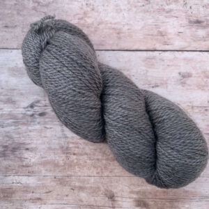 Skein of soft mid grey DK wool
